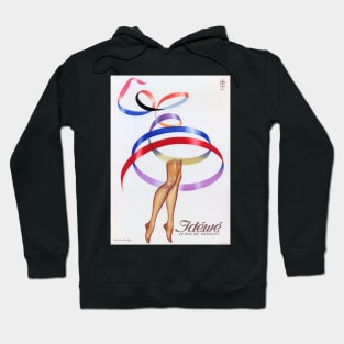 IDEWE Pantyhose Stockings Hosiery Vintage French Fashion Advertising Hoodie